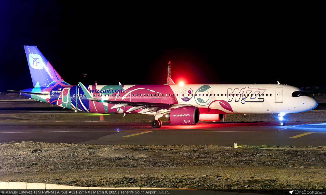9H-WNM - Wizz Air Malta Airbus A321-271NX, MSN 11969 | OneSpotter.com