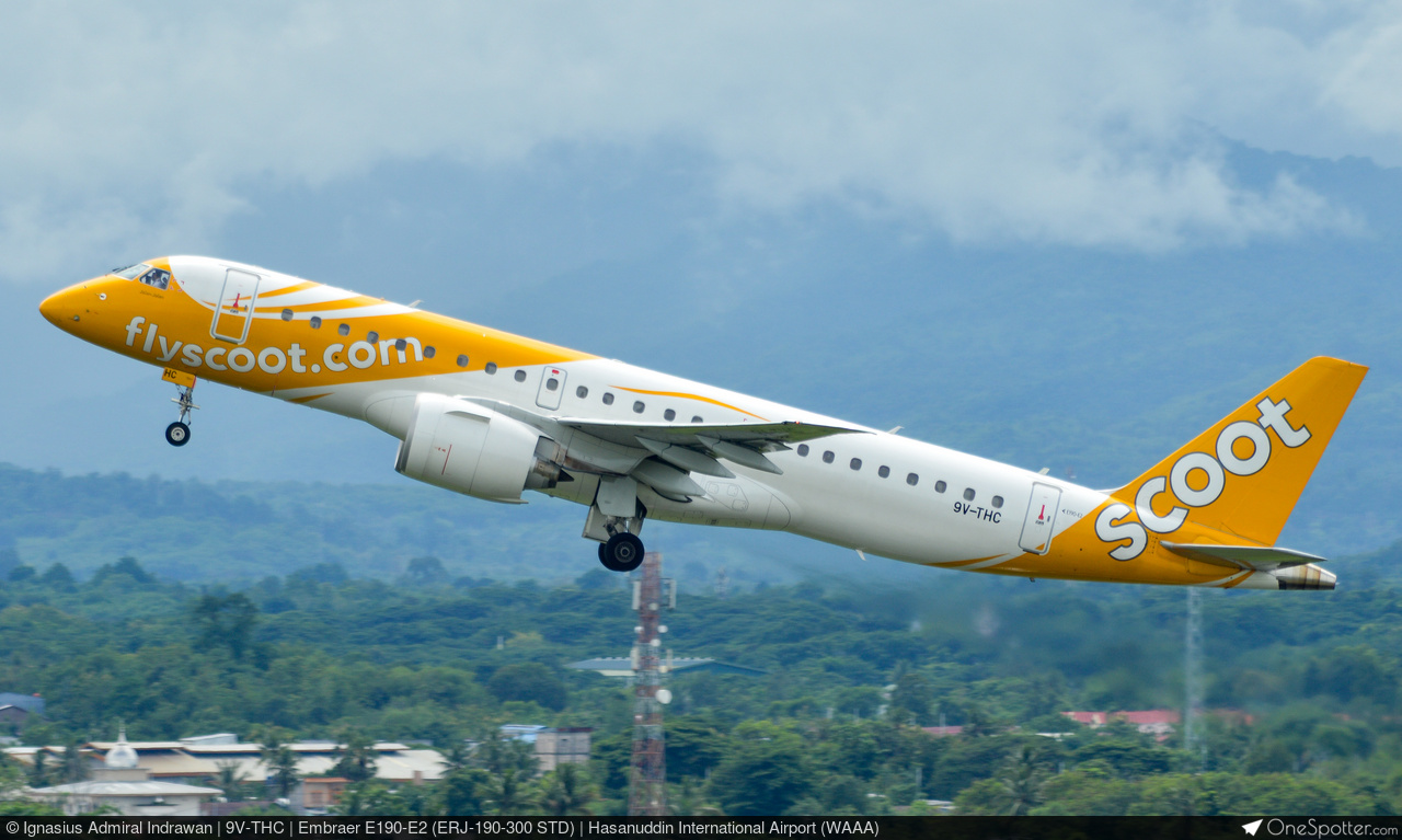 9V-THC Scoot Embraer E190-E2 (ERJ-190-300 STD), MSN 19020150