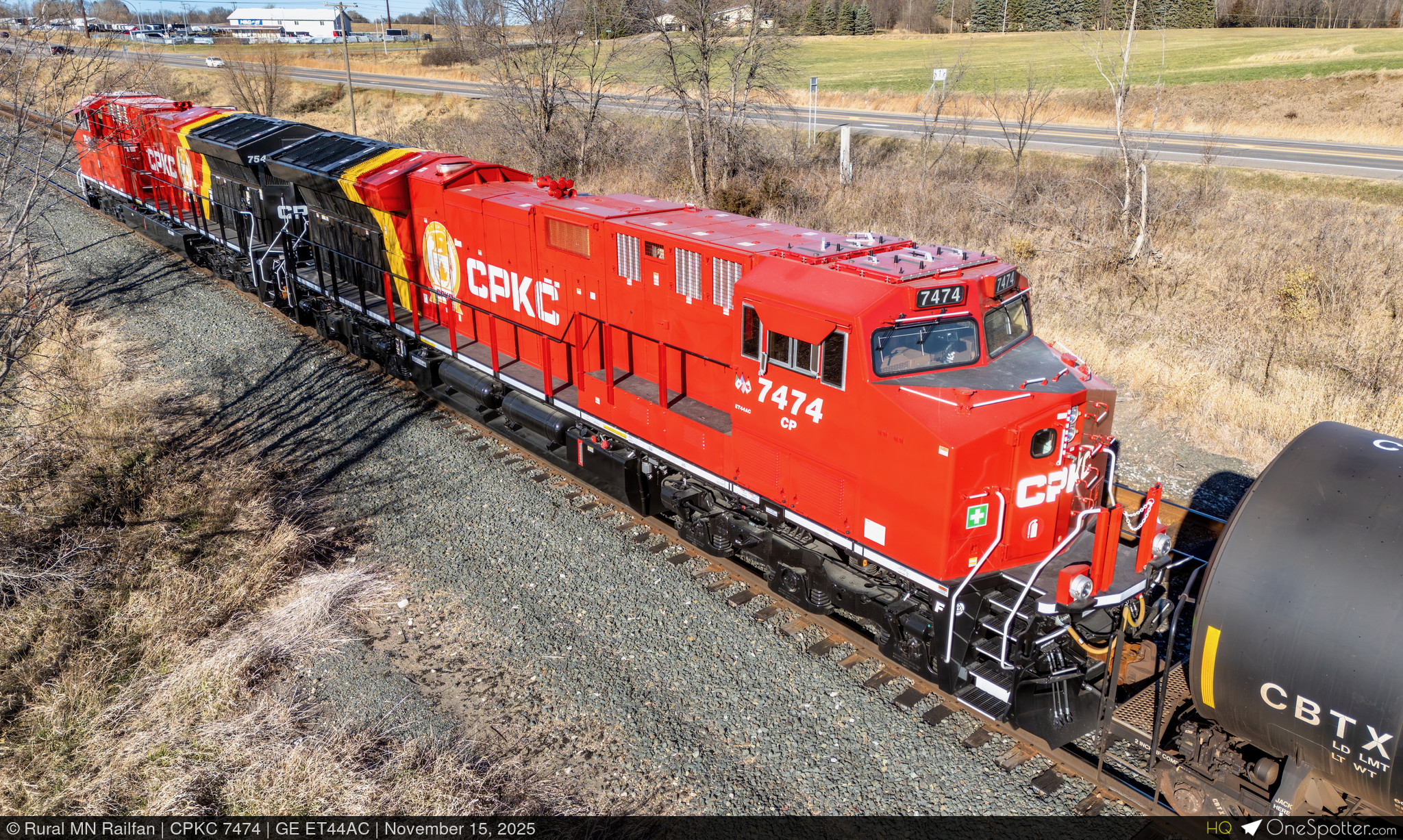 MccRc Canpur CP74E (美品) CPKC 7474 - Canadian Pacific Kansas City GE ET44AC | OneSpotter.com