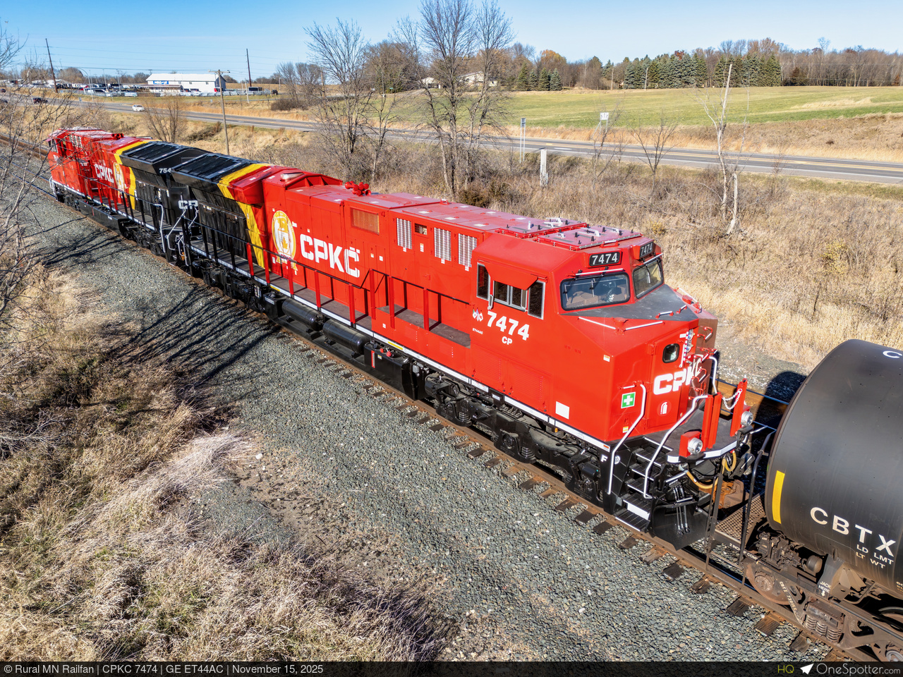 CPKC 7474 - Canadian Pacific Kansas City GE ET44AC | OneSpotter.com