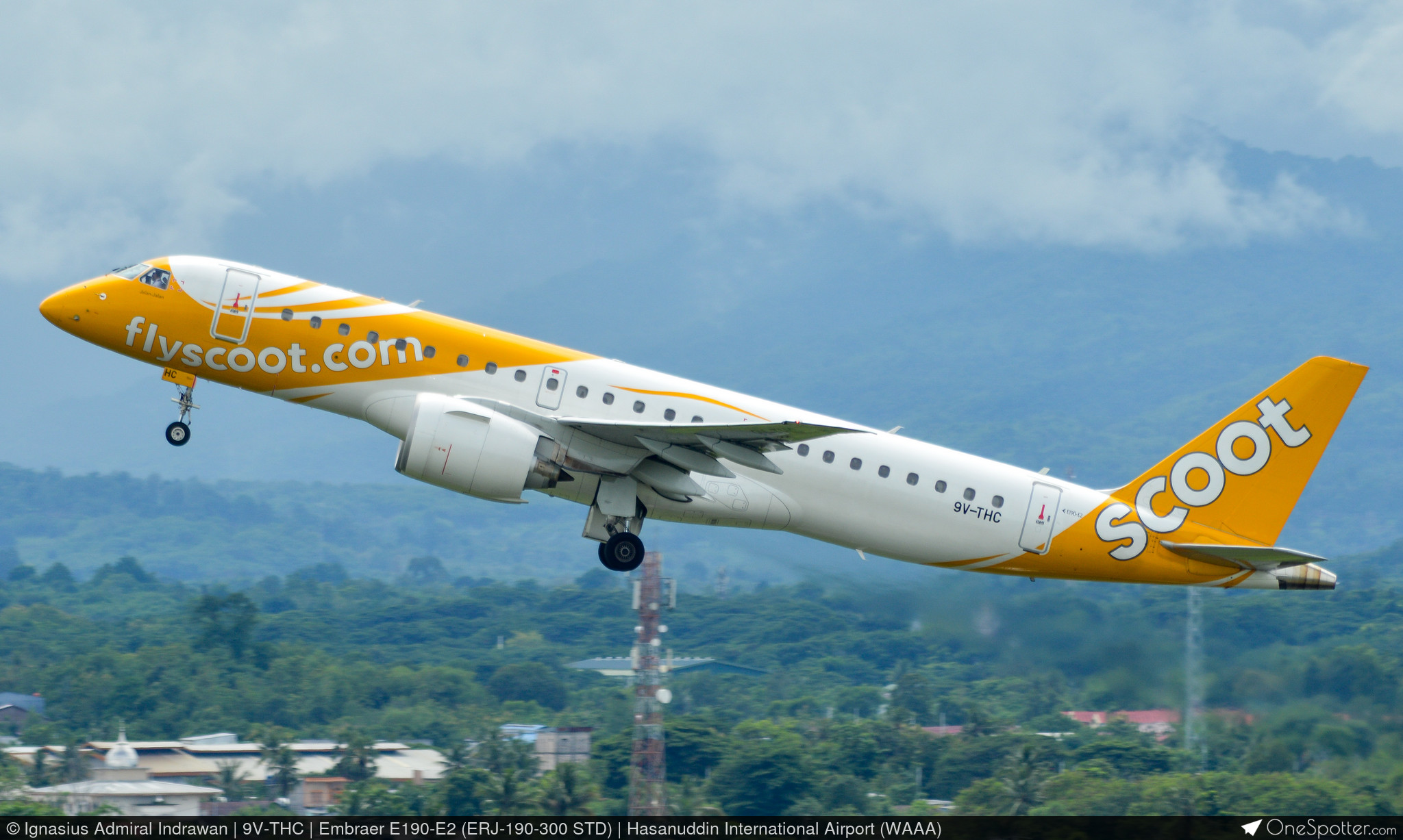 9V-THC Scoot Embraer E190-E2 (ERJ-190-300 STD), MSN 19020150