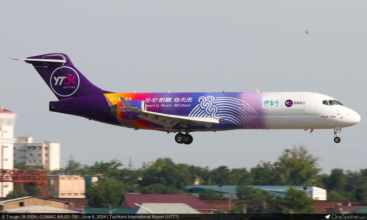 YTOカーゴ B763F 1/400 JC Wings XX40069 Boeing 767-300ER (BDSF) YTO Cargo Airlines