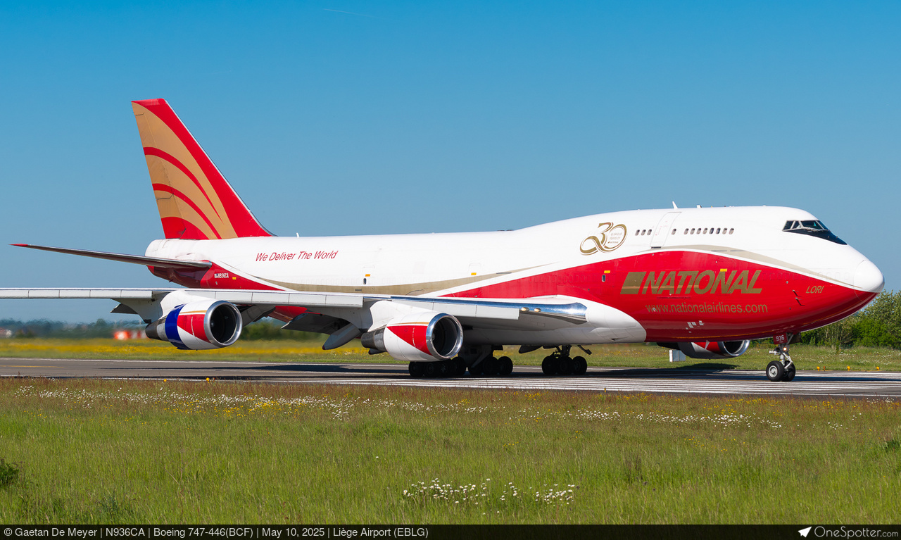 N936CA National Airlines Boeing 747-446(BCF), MSN 25308
