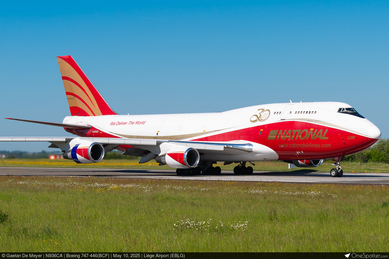 Nakeページ N936CA - National Airlines Boeing 747-446(BCF), MSN 25308