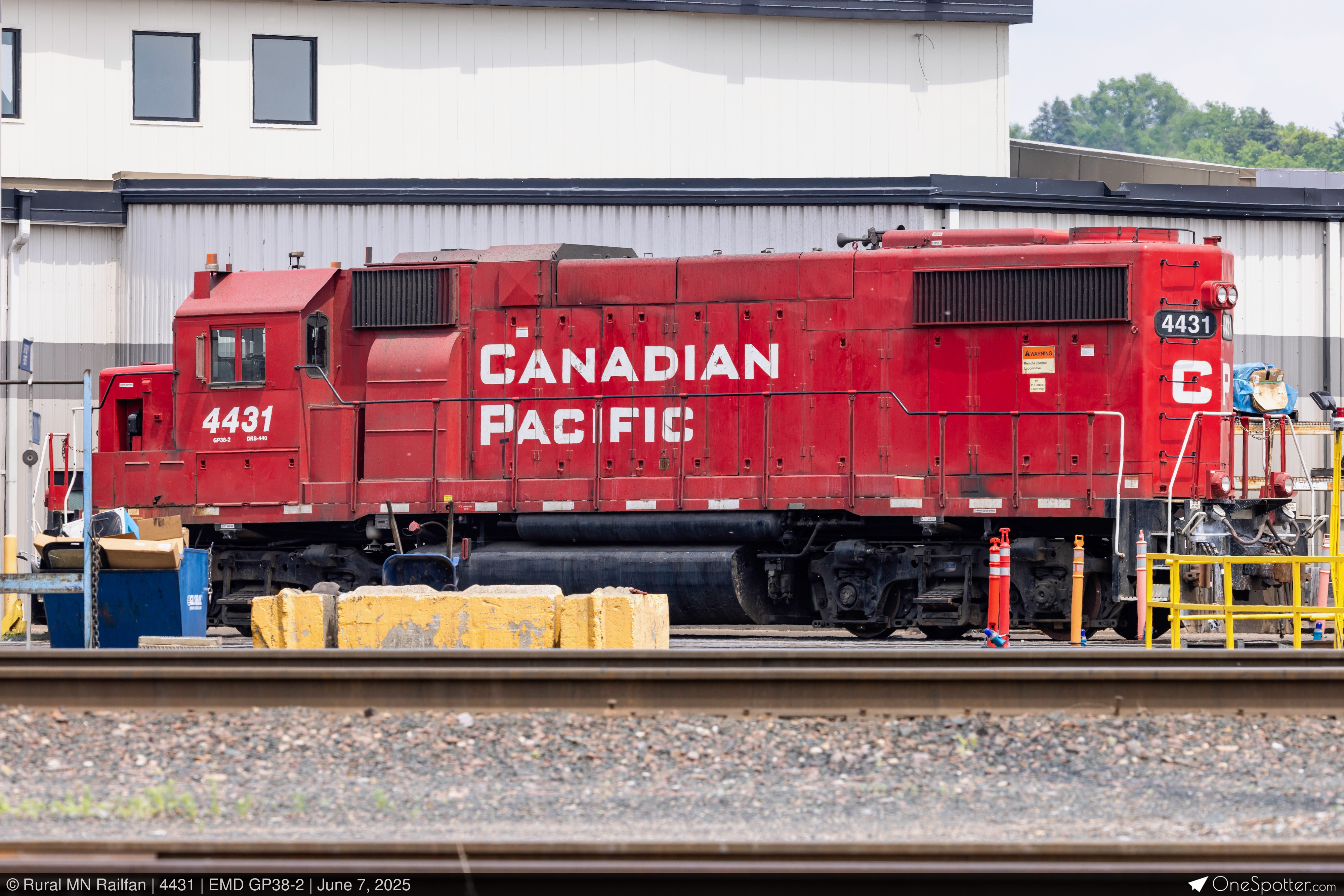 CPKC 4431 - Canadian Pacific Kansas City EMD GP38-2, Serial 787189-6 ...