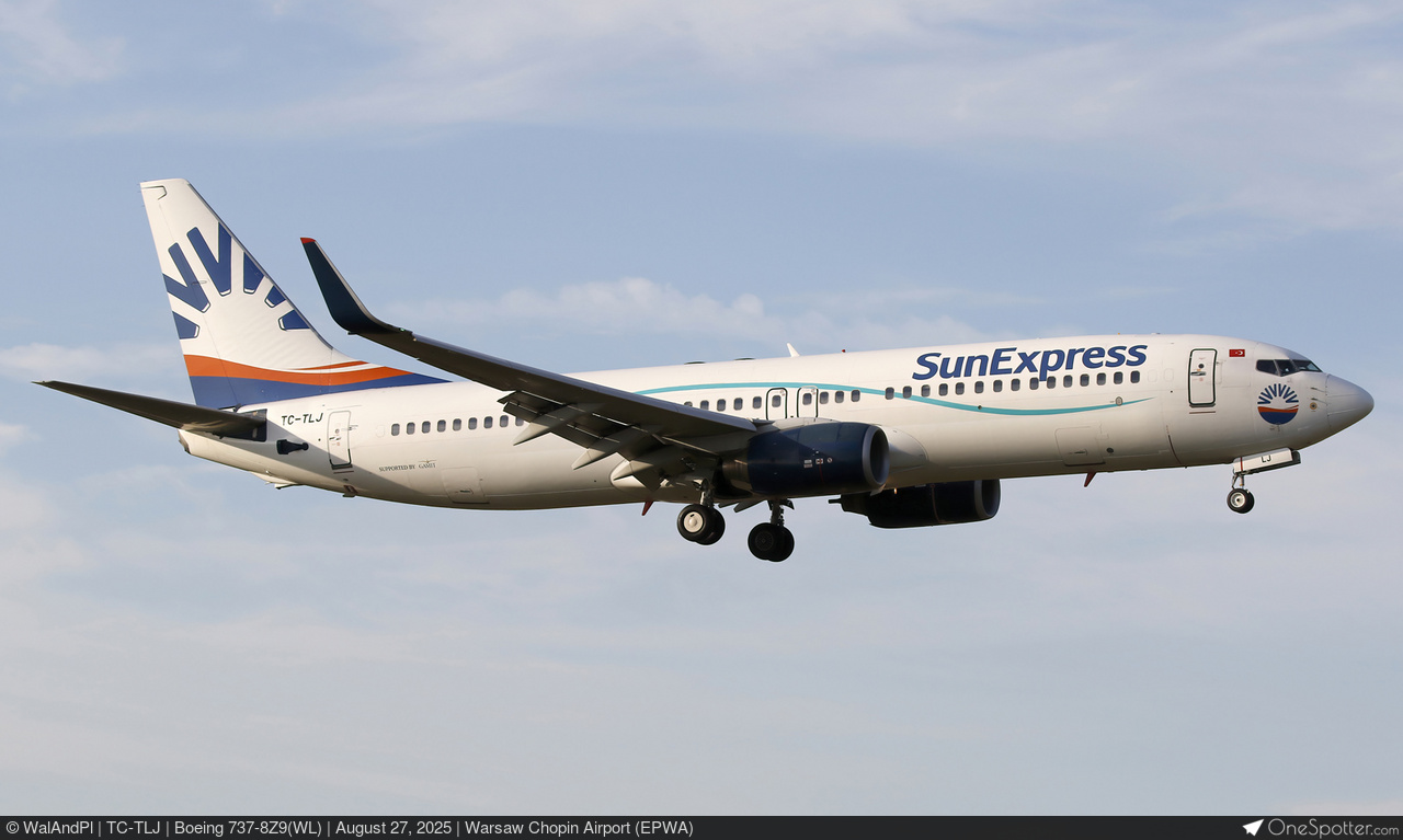 TC-TLJ - SunExpress Boeing 737-8Z9(WL), MSN 34262 | OneSpotter.com