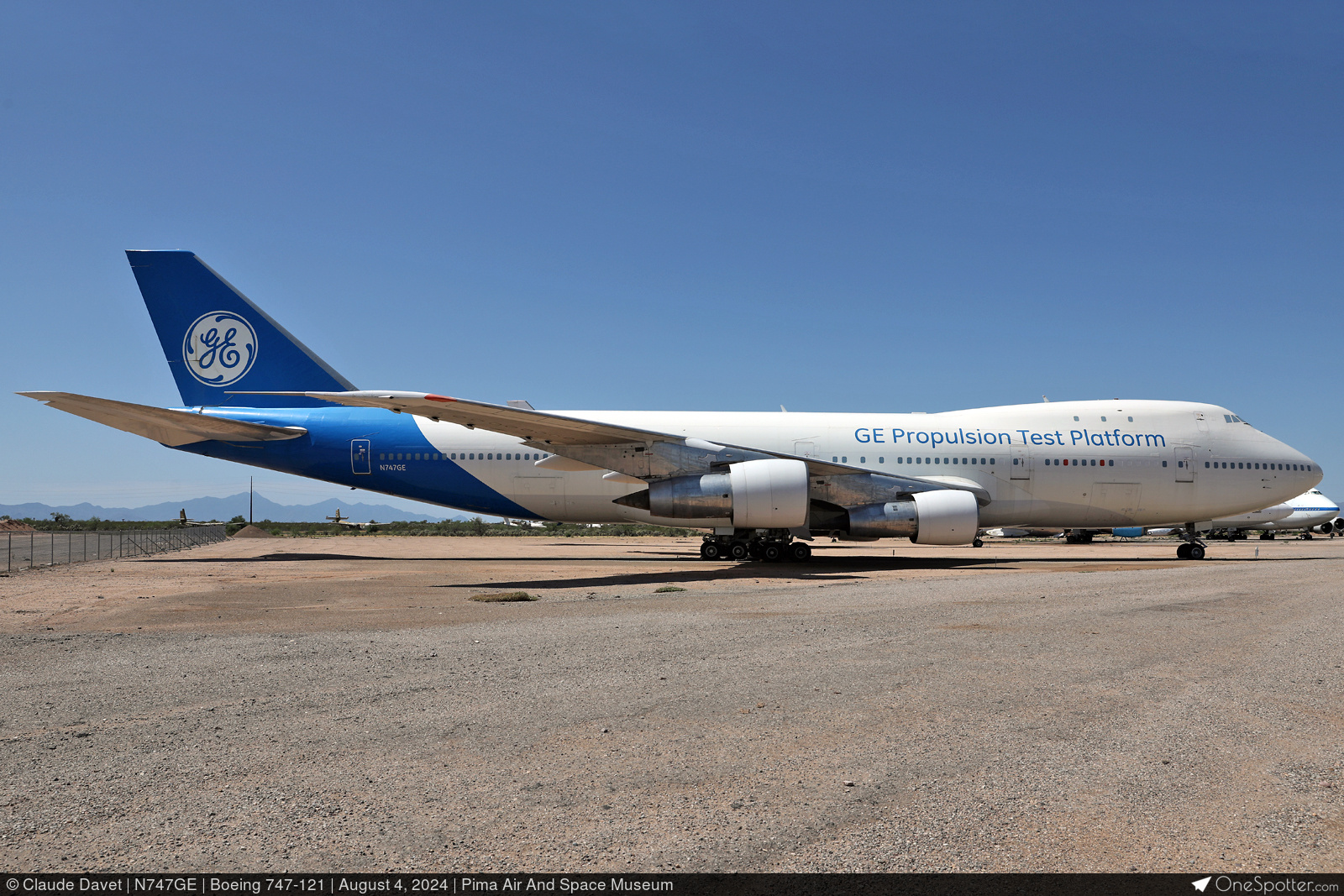 N747GE - General Electric Boeing 747-121, MSN 19651 | OneSpotter.com