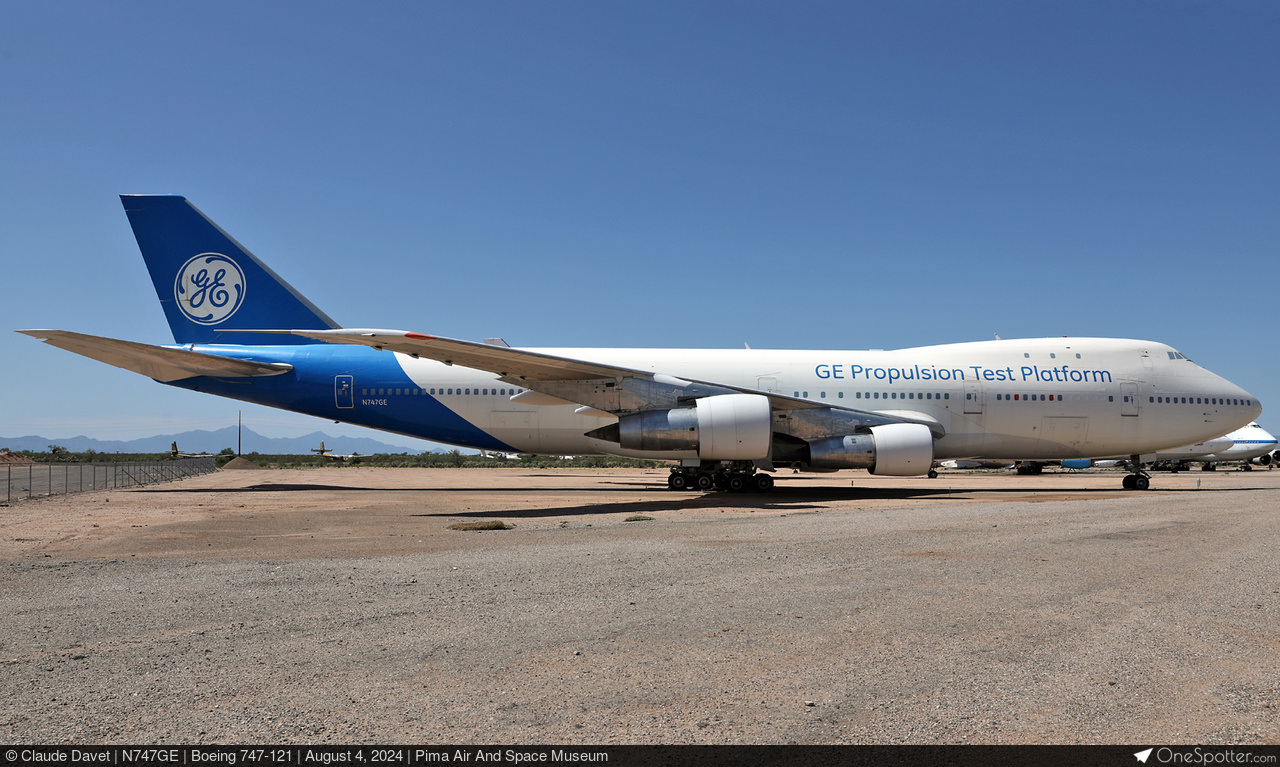 N747GE - General Electric Boeing 747-121, MSN 19651 | OneSpotter.com