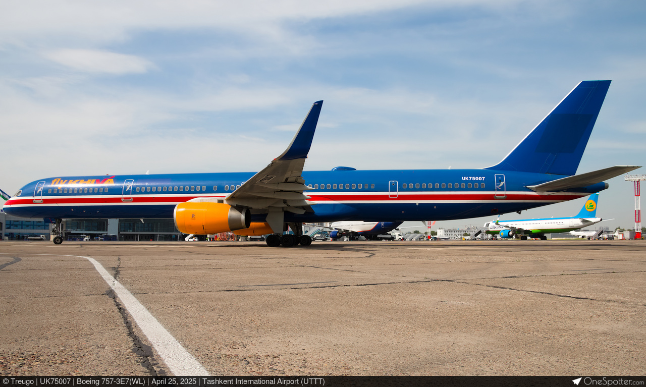 UK75007 Fly Khiva Boeing 757-3E7(WL), MSN 30179 | OneSpotter.com