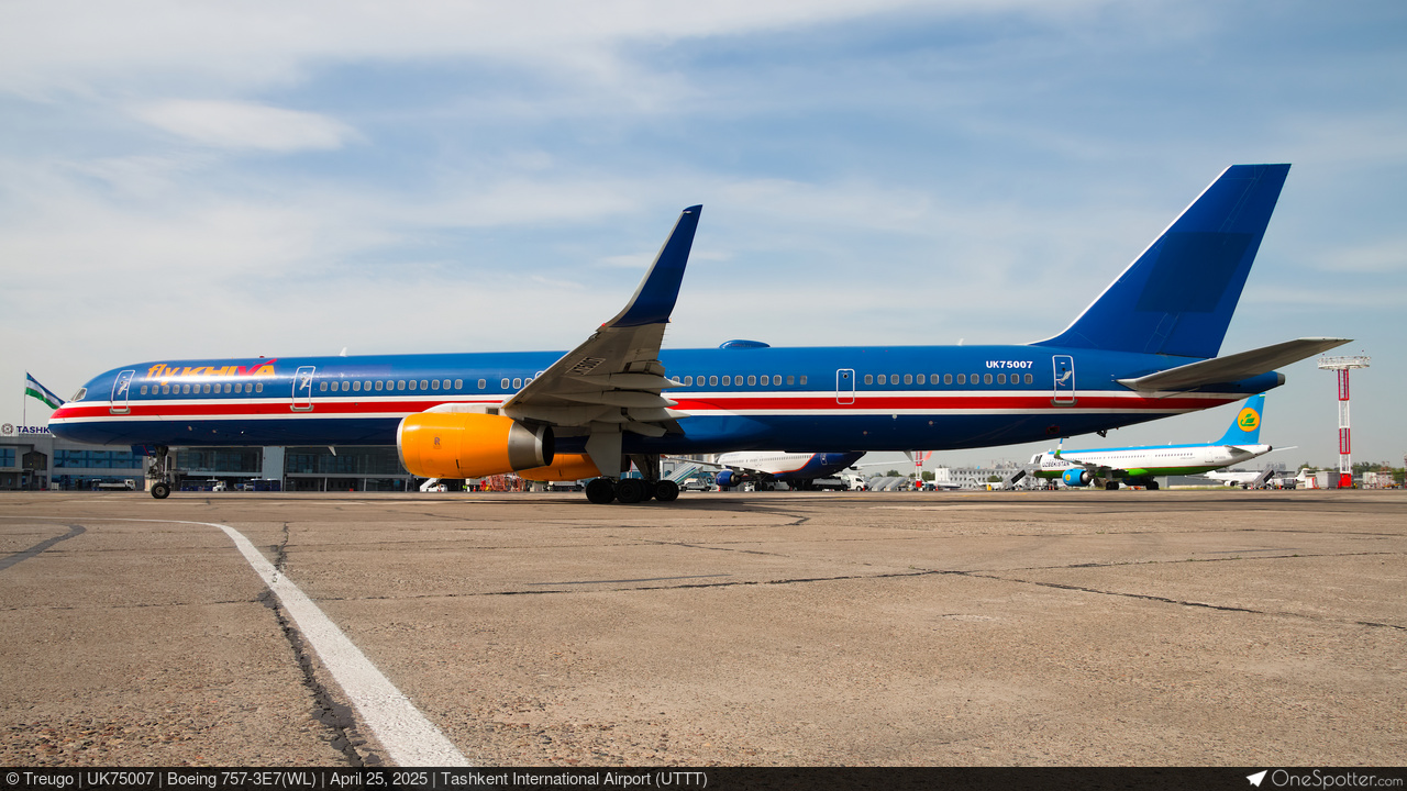 UK75007 Fly Khiva Boeing 757-3E7(WL), MSN 30179 | OneSpotter.com