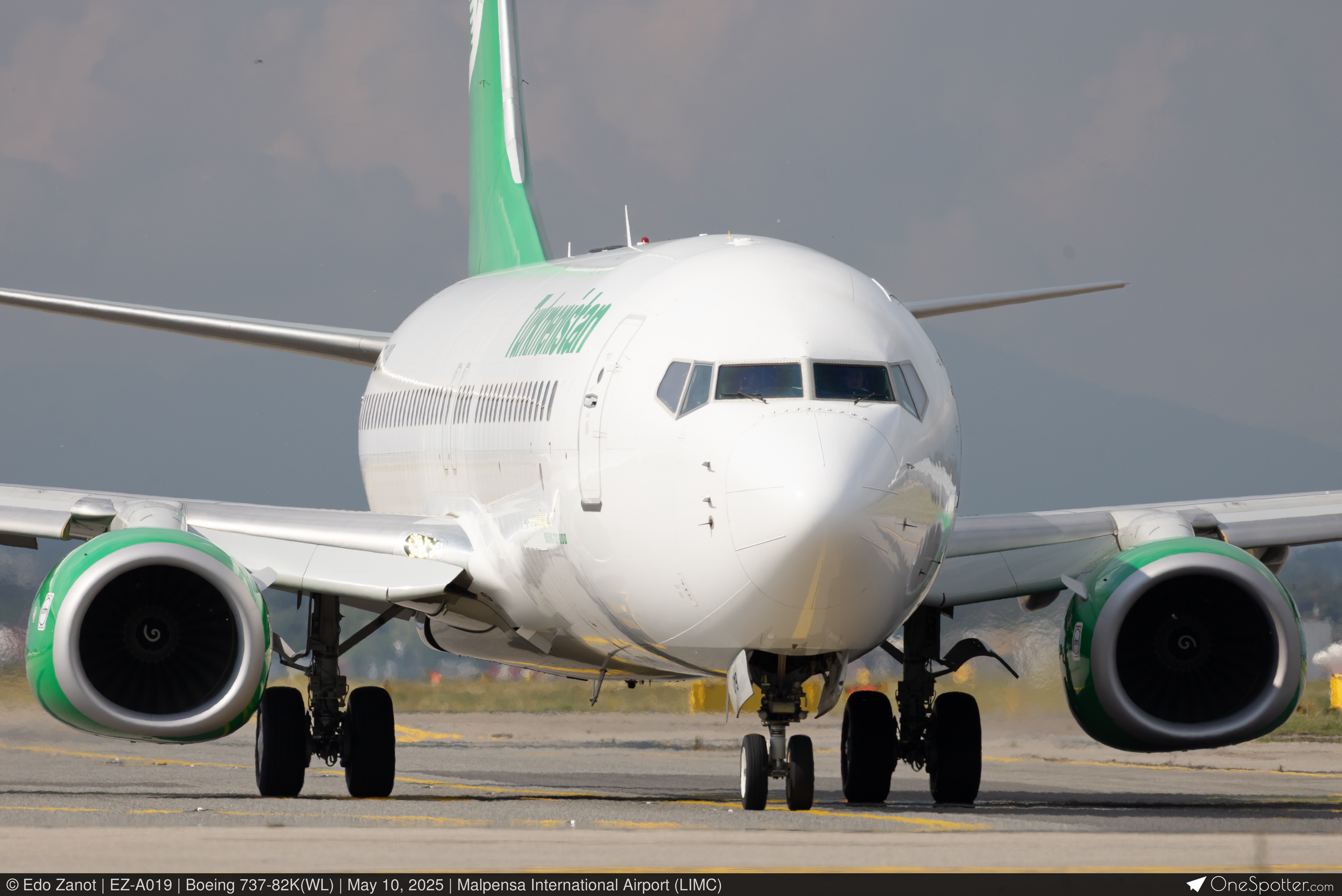 EZ-A019 Turkmenistan Airlines Boeing 737-82K(WL), MSN 61574