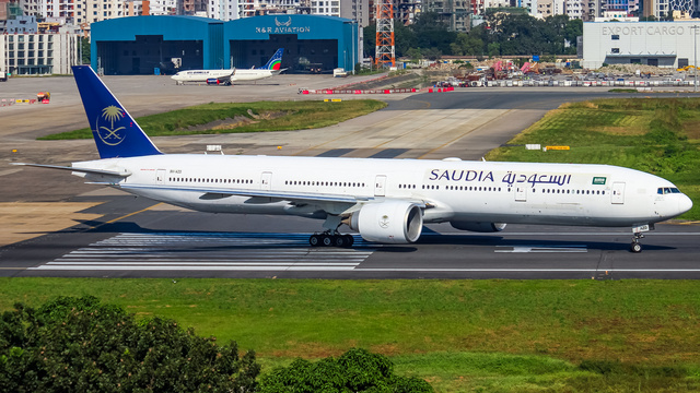 9H-AZD Saudi Arabian Airlines Boeing 777-31HER, MSN 32707