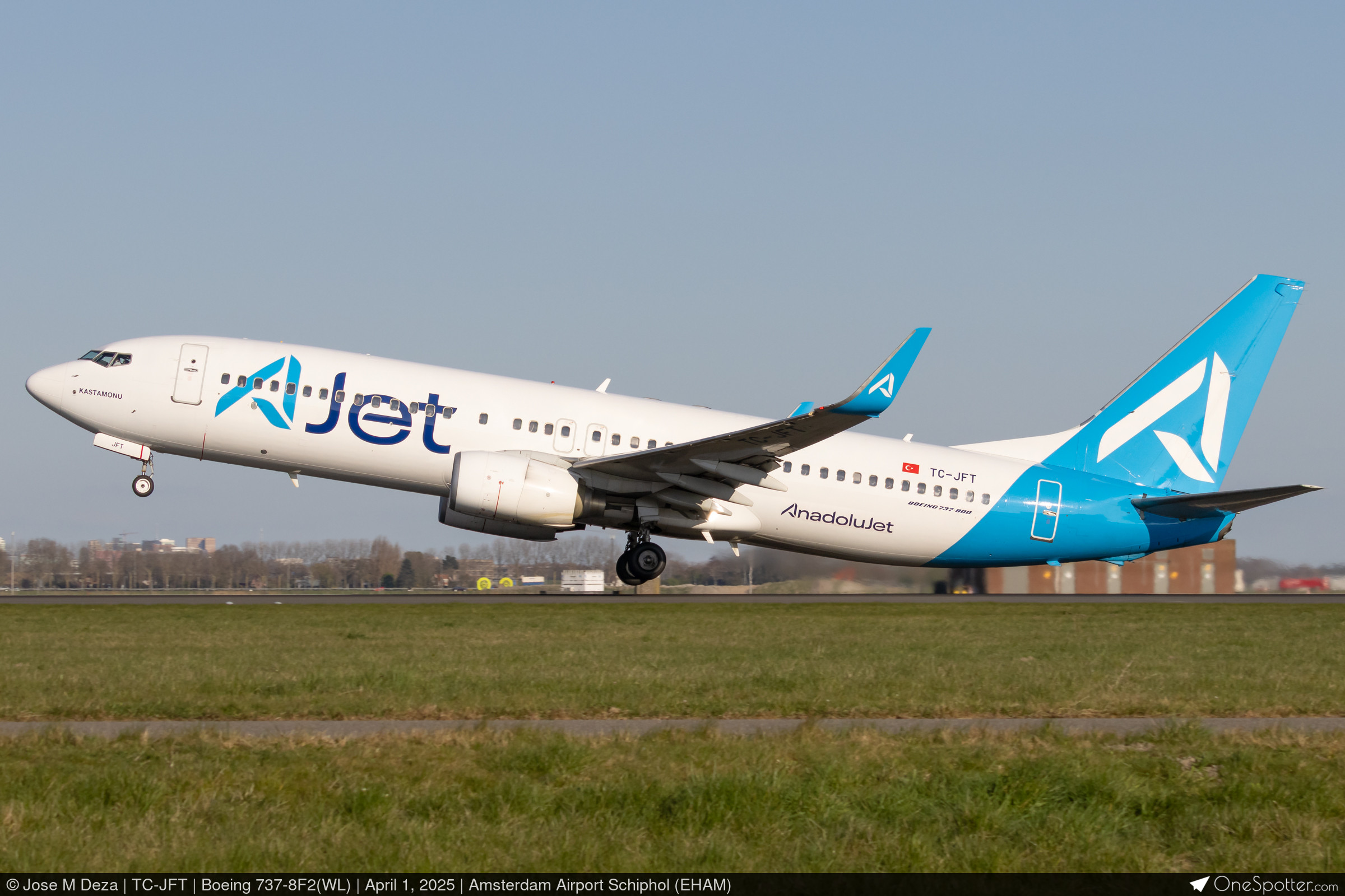 TC-JFT - AJet Boeing 737-8F2(WL), MSN 29780 | OneSpotter.com