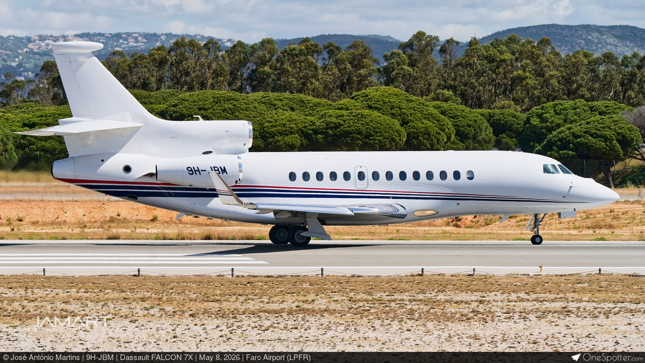 9H-JBM - Av8jet Charter Dassault FALCON 7X, MSN 255 | OneSpotter.com