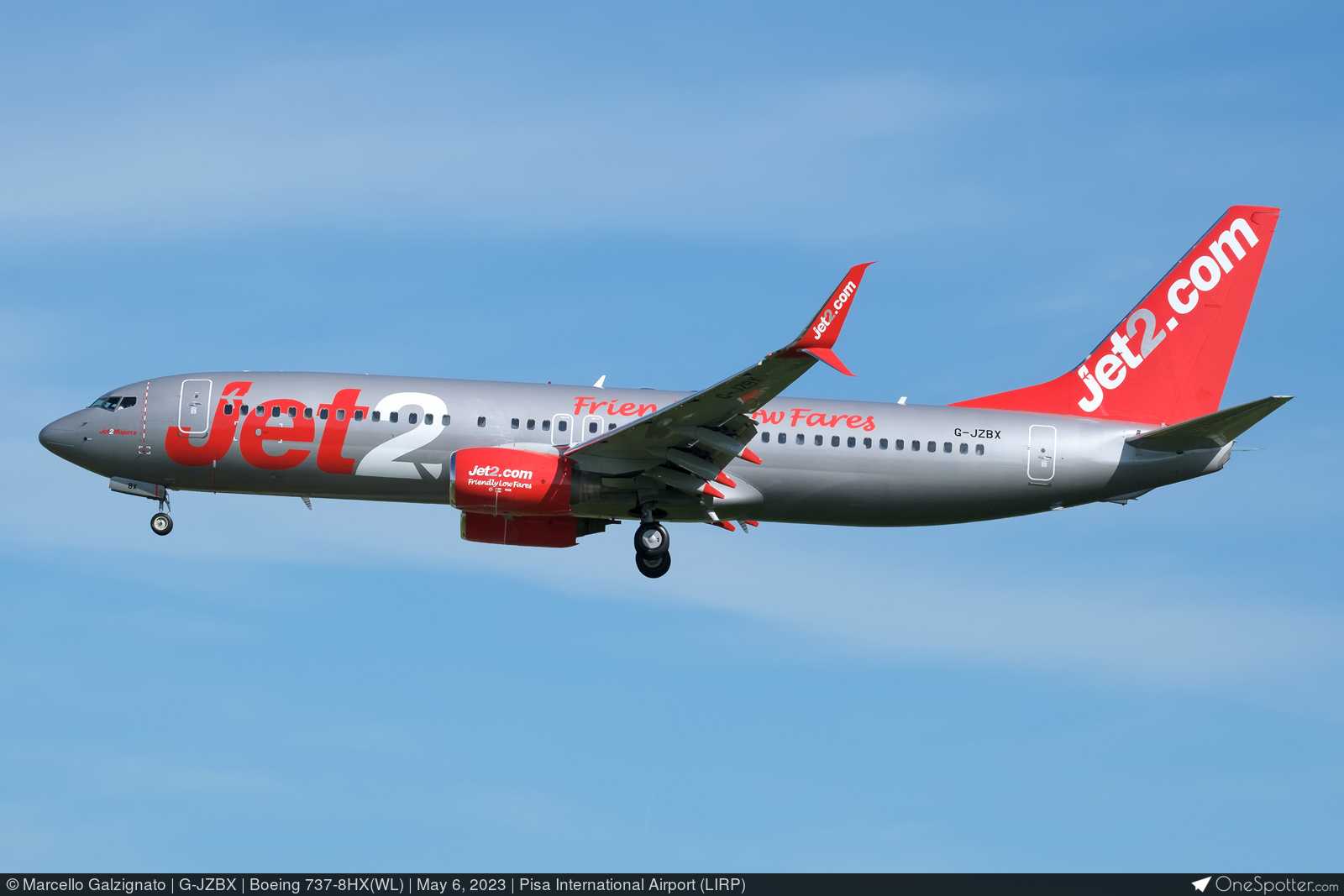 G-JZBX - Jet2 Boeing 737-8HX(WL), MSN 36552 | OneSpotter.com