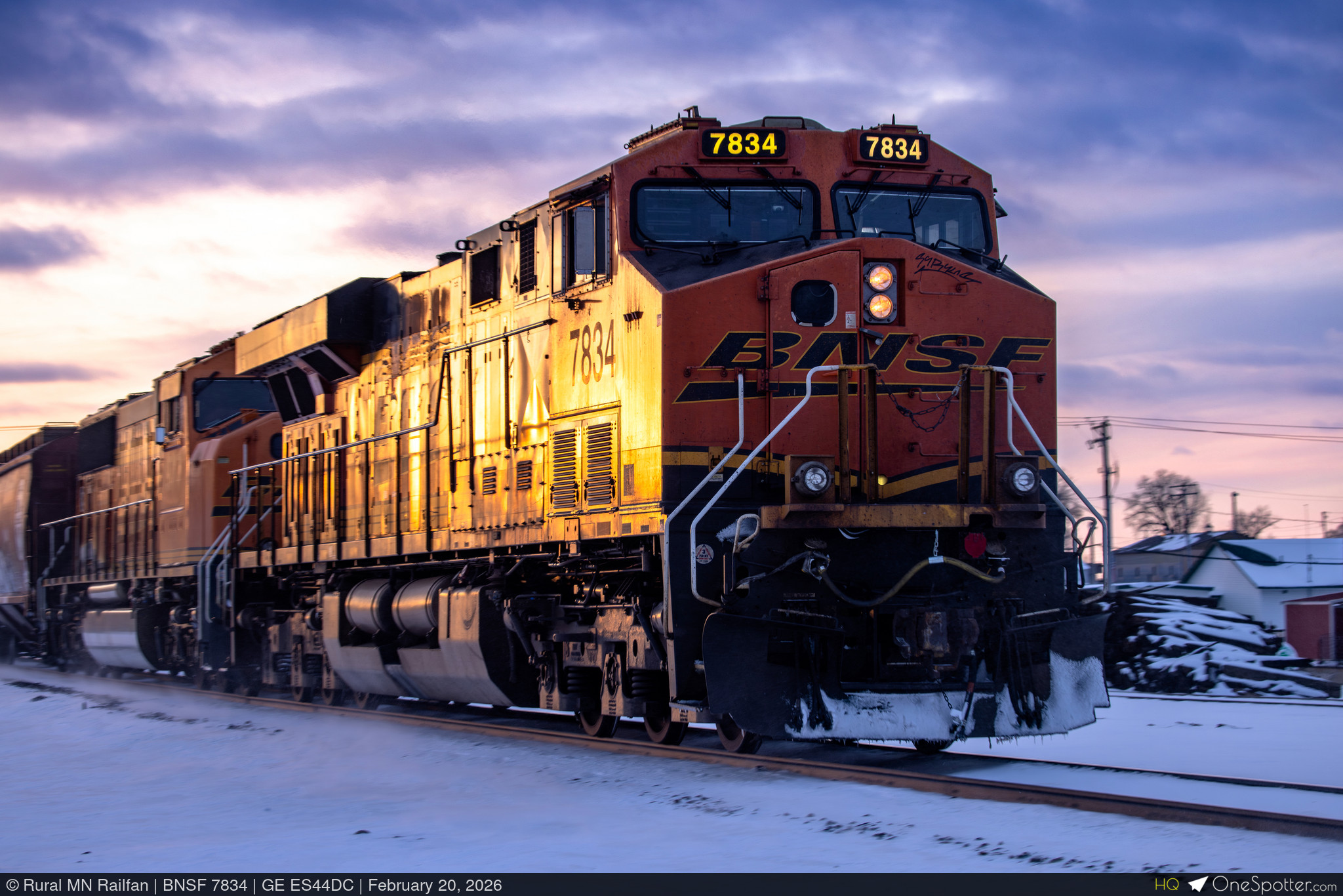 BNSF 7834 - BNSF Railway GE ES44DC, Serial 60096 | OneSpotter.com
