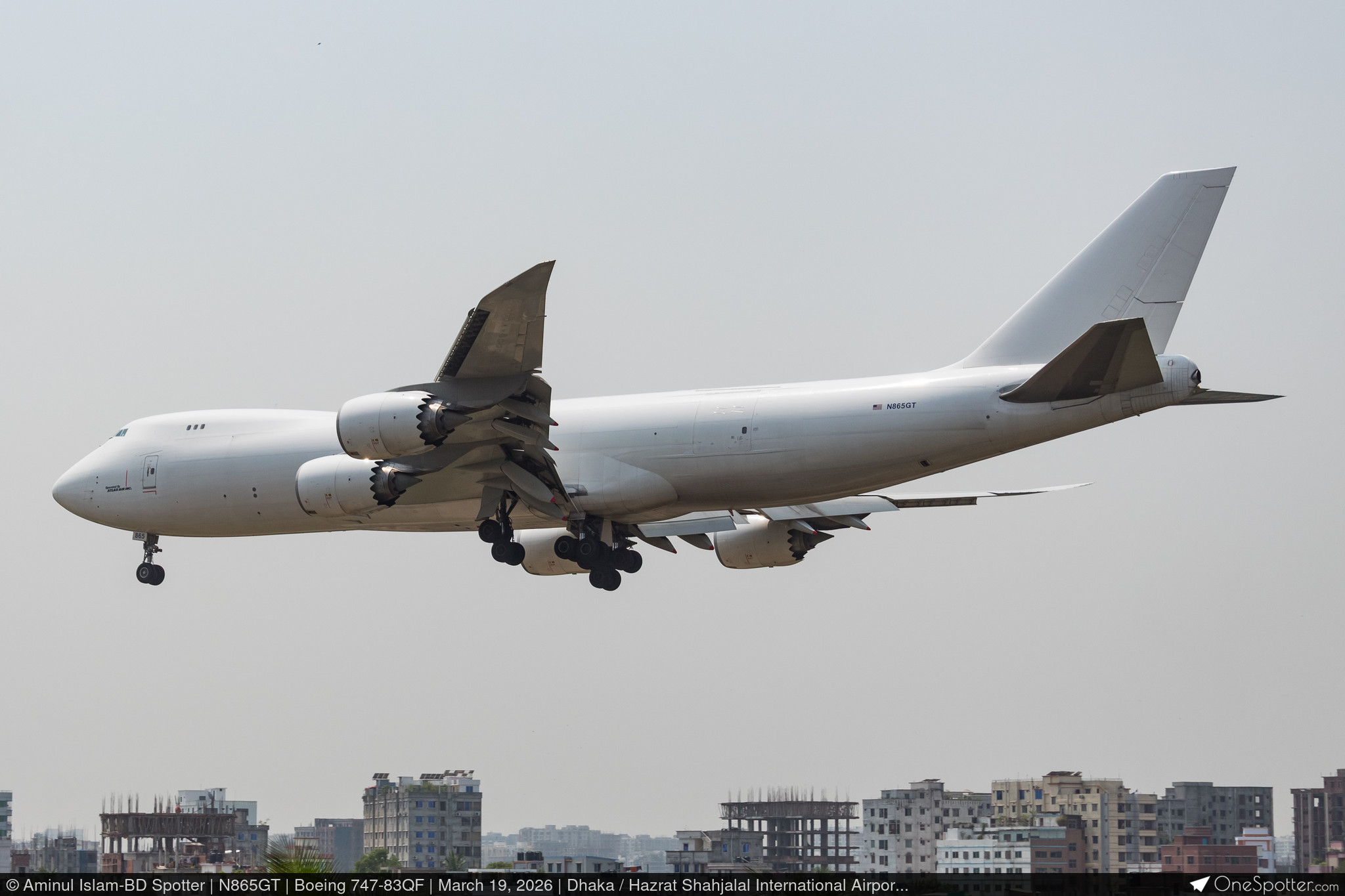 N865GT - Atlas Air Boeing 747-83QF, MSN 60118 | OneSpotter.com