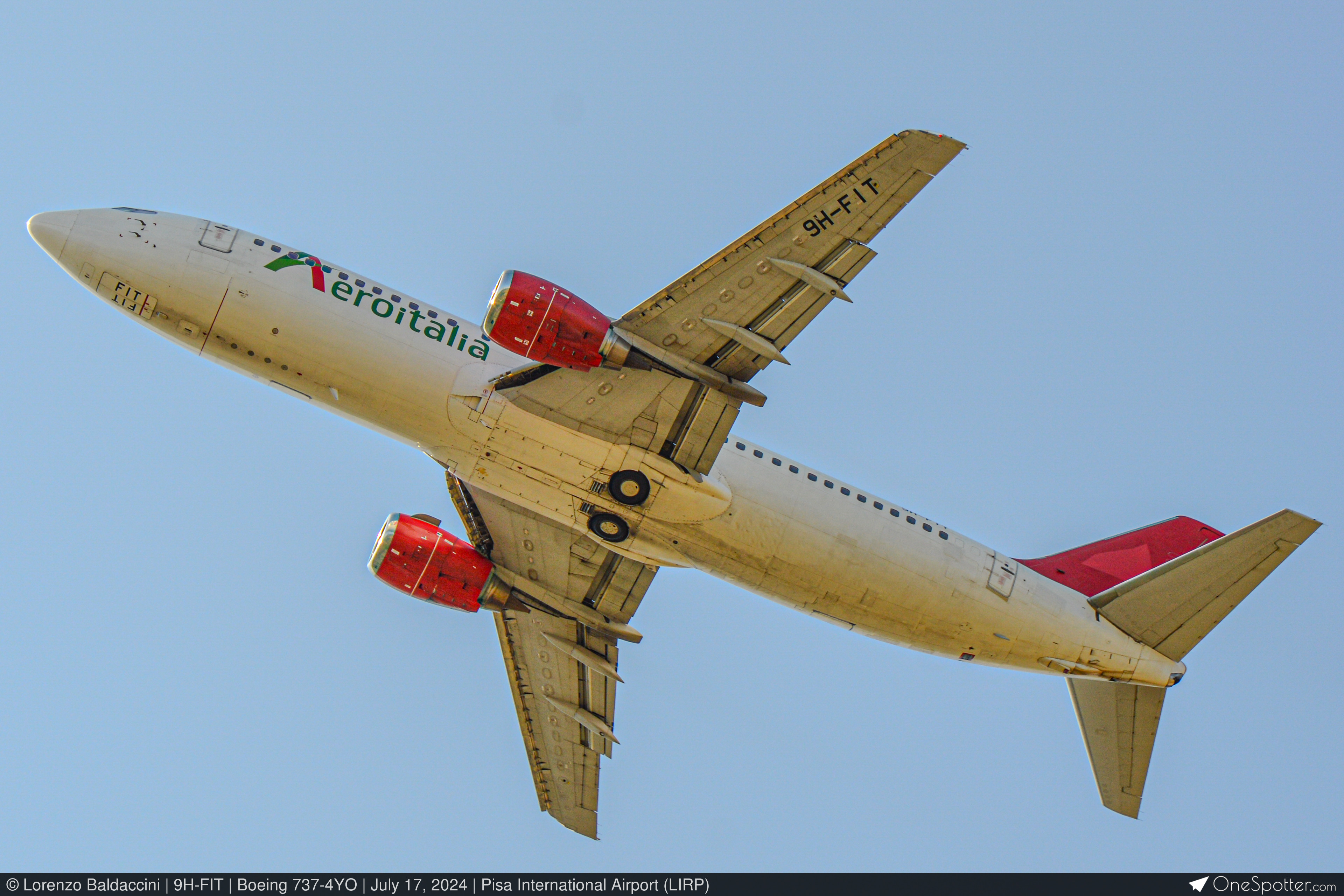9H-FIT - Aeroitalia Regional Boeing 737-4YO, MSN 25178