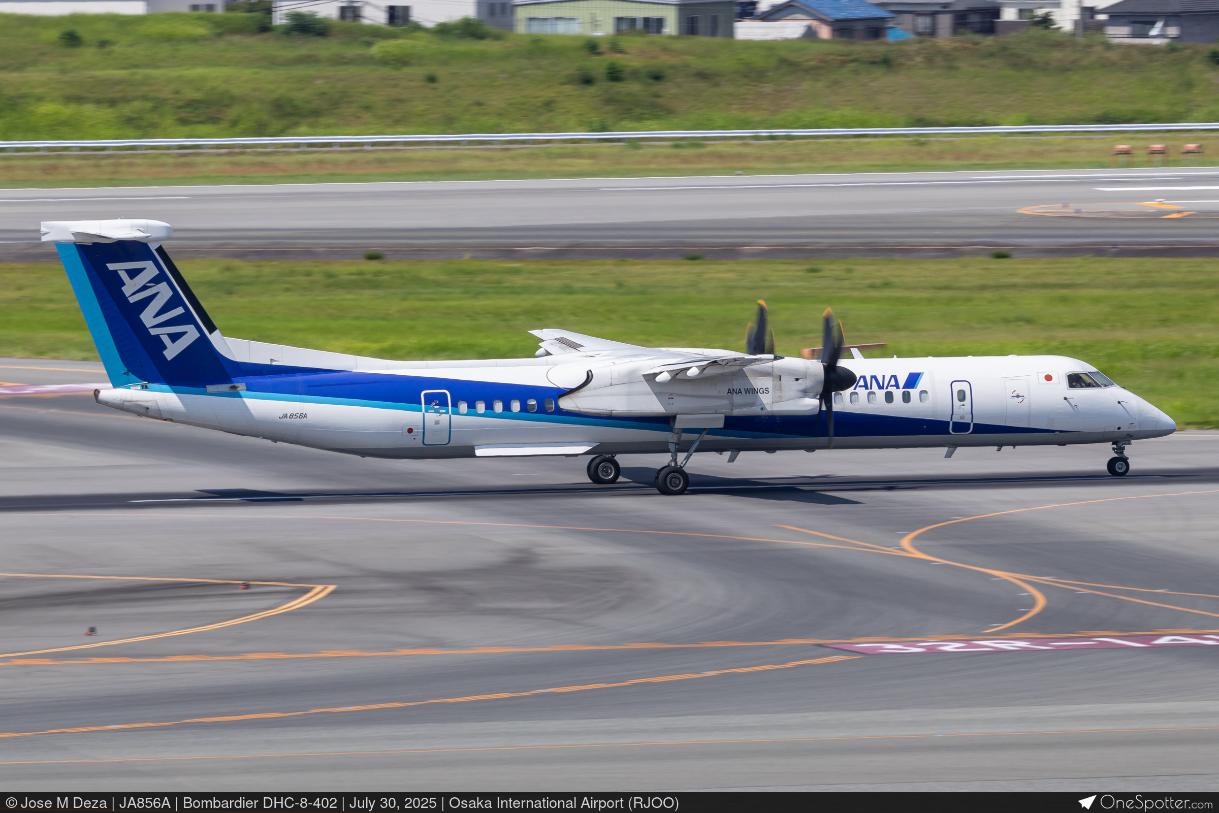 DHC-8-402Q ANA 航空機・ヘリコプター Dash KIJ | Niigata from Takeoff JA856A DHC-8-400 Bombardier Wings ANA JA856A 8 航空機・ヘリコプター