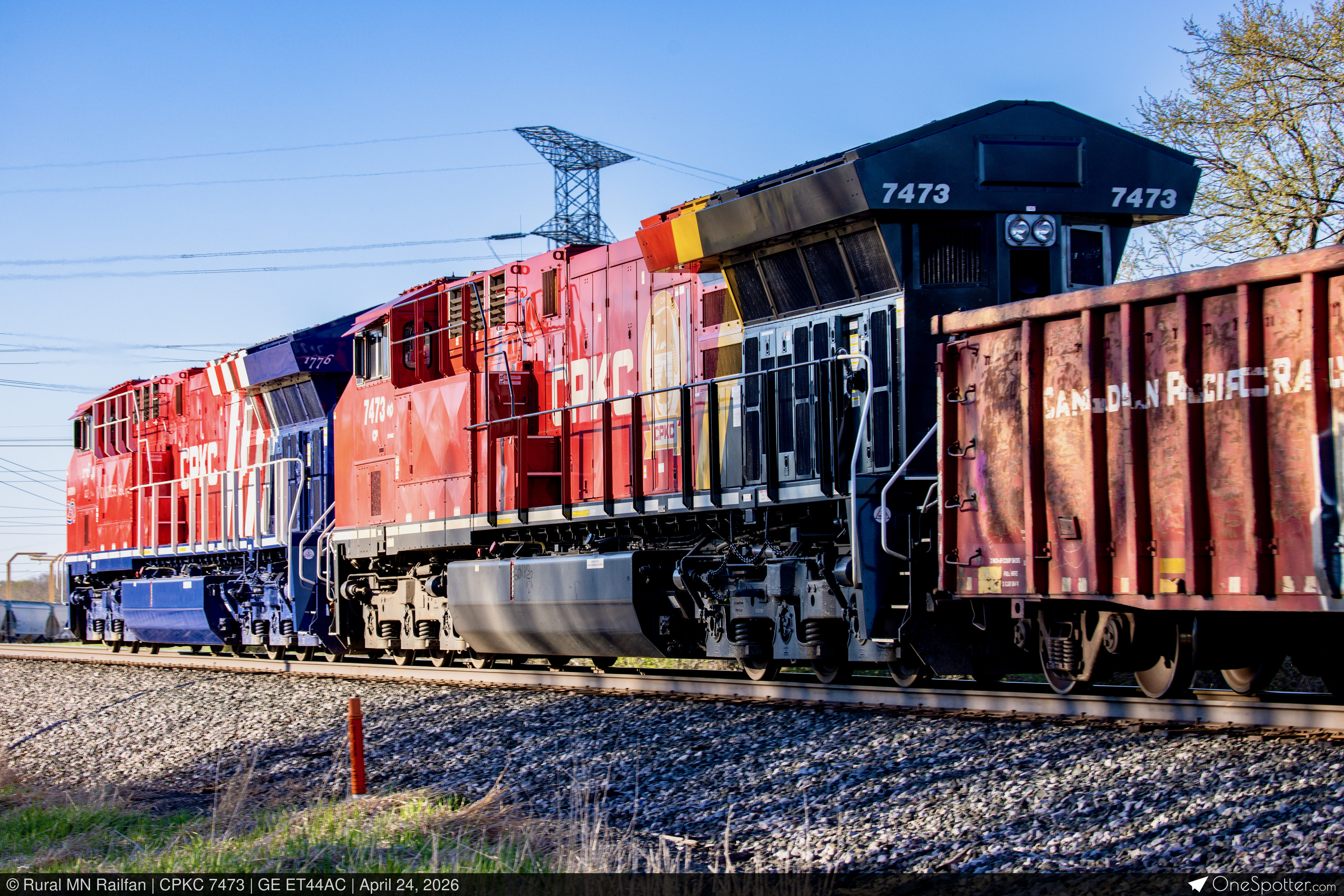 CPKC 7473 - Canadian Pacific Kansas City GE ET44AC | OneSpotter.com