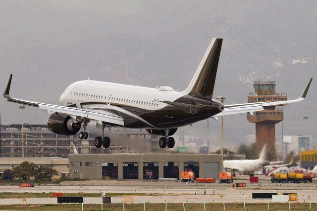 LX-TCB - Airbus A319-153N ACJ, Global Jet Luxembourg | OneSpotter.com