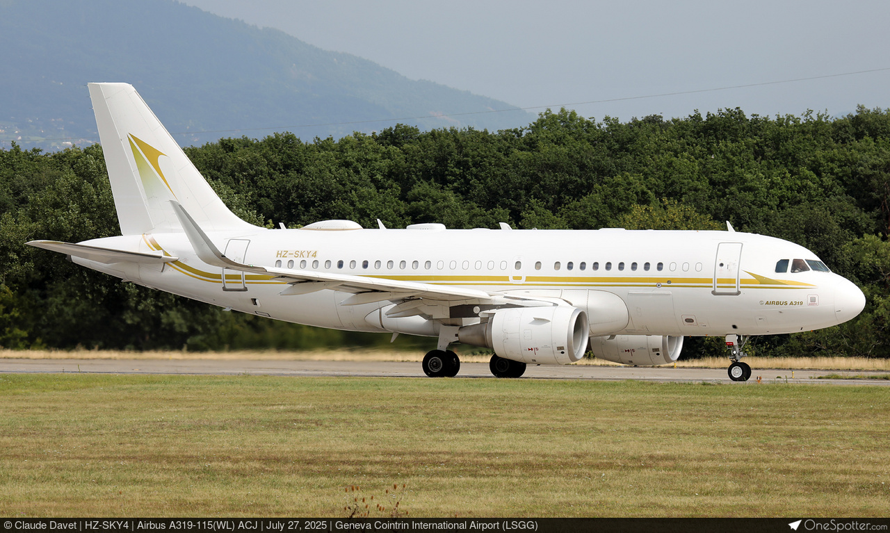 HZ-SKY4 - Alpha Star Airbus A319-115(WL) ACJ, MSN 6727